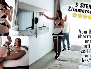 MaryHaze Porno Video: 5 STERNE ZIMMERSERVICE! Vom Gast überrascht