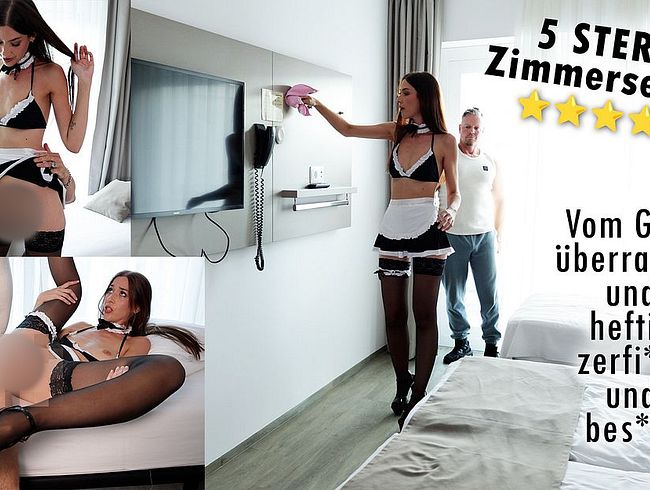 MaryHaze Porno Video: 5 STERNE ZIMMERSERVICE! Vom Gast überrascht