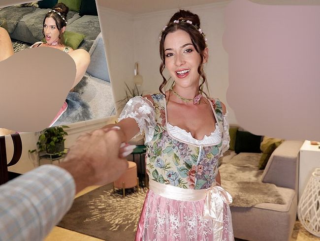 MaryHaze Porno Video: DORFSCHLAMPE vom Oktoberfest abgeschleppt und als SAMENBANK BENUTZT!