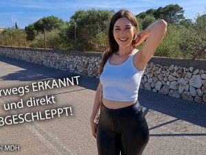 MaryHaze Porno Video: Unterwegs ERKANNT und direkt zum fi**en ABGESCHLEPPT!
